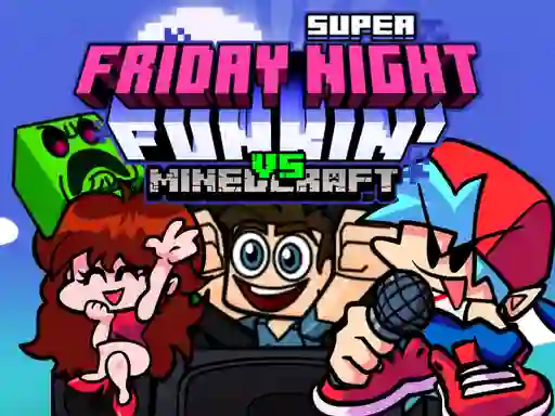 Super Friday Night Funkin Vs Minecraft – kostenloses Online-Spiel