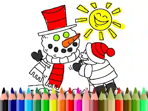 Back To School: Winter Time Coloring – kostenloses Online-Spiel