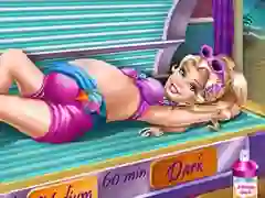 Pregnant Princess Tanning Solarium – kostenloses Online-Spiel