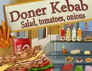 Doner Kebab Salad, Tomatoes, Onions – kostenloses Online-Spiel
