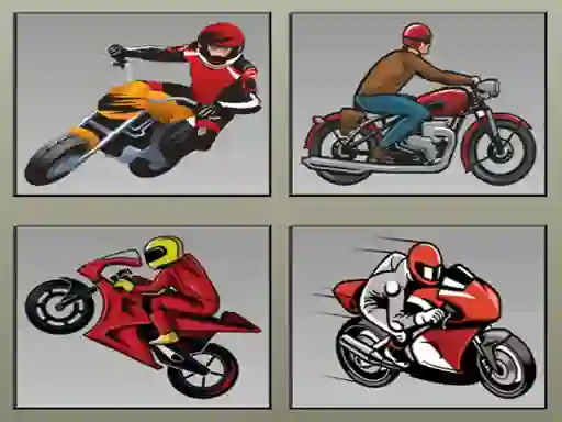 Racing Motorcycles Memory – kostenloses Online-Spiel