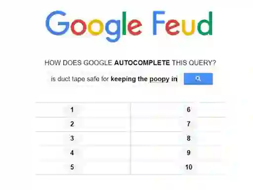Google Feud – kostenloses Online-Spiel