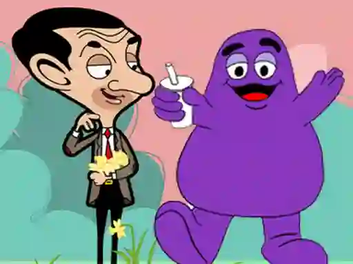 When Mr Bean meet Grimace – kostenloses Online-Spiel