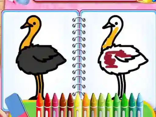 Coloring Birds Game – kostenloses Online-Spiel