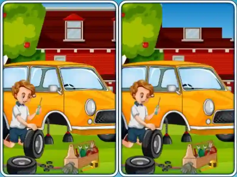 Car Garage Differences – kostenloses Online-Spiel