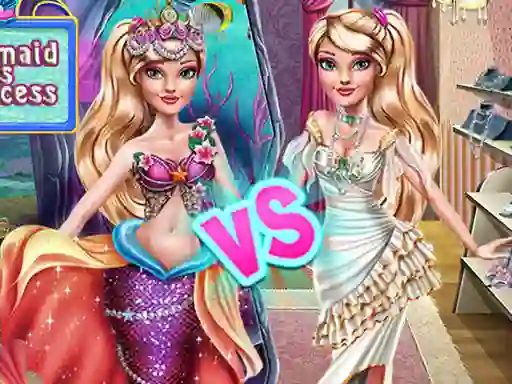 Ellie Mermaid vs Princess – kostenloses Online-Spiel