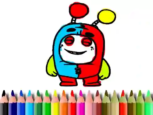 Back To School: Sweet Monsters Coloring – kostenloses Online-Spiel