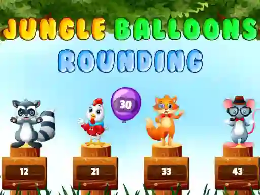 Jungle balloons rounding – kostenloses Online-Spiel