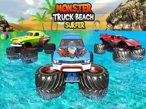 Monster Truck Beach Surfing – kostenloses Online-Spiel