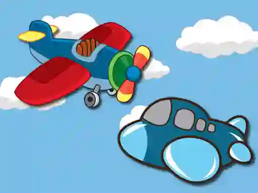 Airplanes Coloring Pages – kostenloses Online-Spiel