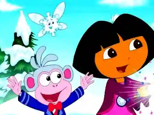 Dora Find 5 Differences – kostenloses Online-Spiel