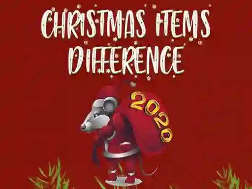 Christmas Items Differences – kostenloses Online-Spiel