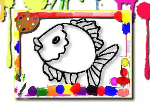 Fish Coloring Book – kostenloses Online-Spiel