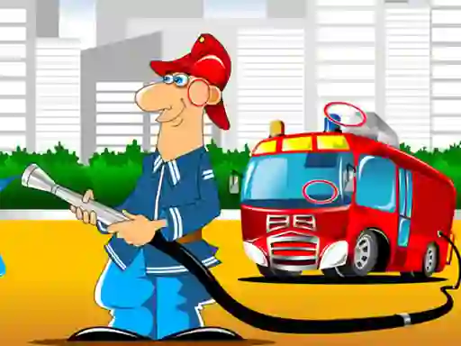 Fire Trucks Differences – kostenloses Online-Spiel