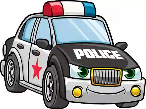 Cartoon Police Cars – kostenloses Online-Spiel
