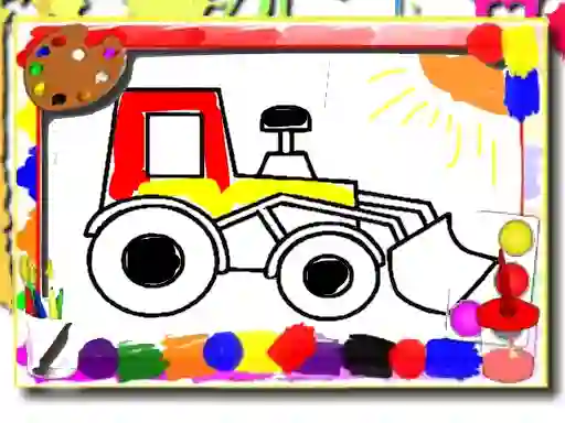 Back to School: Kids Car Coloring – kostenloses Online-Spiel