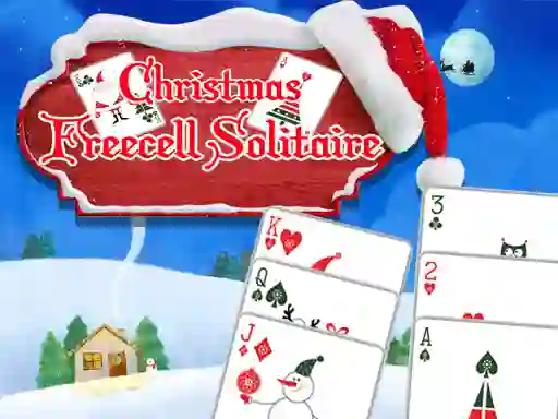 Freecell Christmas Solitaire – kostenloses Online-Spiel