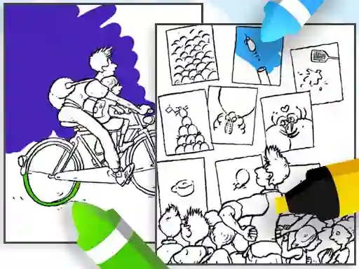 Coloring Mees Kees – kostenloses Online-Spiel