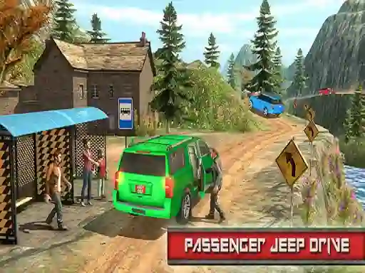 Jeep Passeger Offroad Mountain Simulation Game – kostenloses Online-Spiel