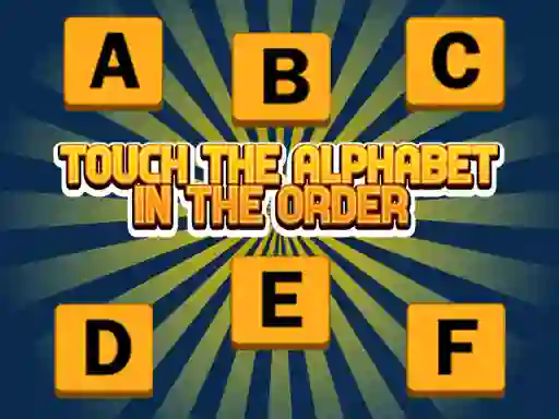 Touch The Alphabet In The Oder – kostenloses Online-Spiel
