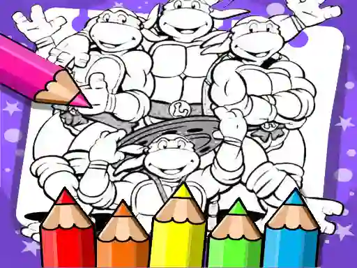 Ninja Turtle Coloring Book – kostenloses Online-Spiel