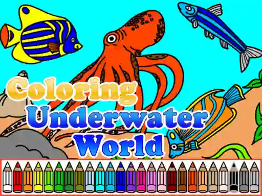 Coloring Underwater World – kostenloses Online-Spiel