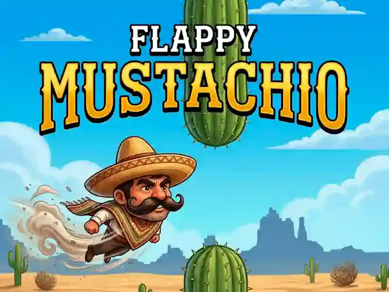 Flappy Mustachio – kostenloses Online-Spiel