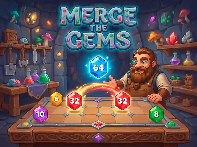 Merge the Gems – kostenloses Online-Spiel