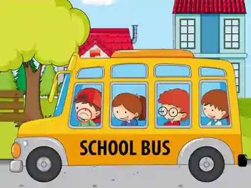 School Bus Differences – kostenloses Online-Spiel