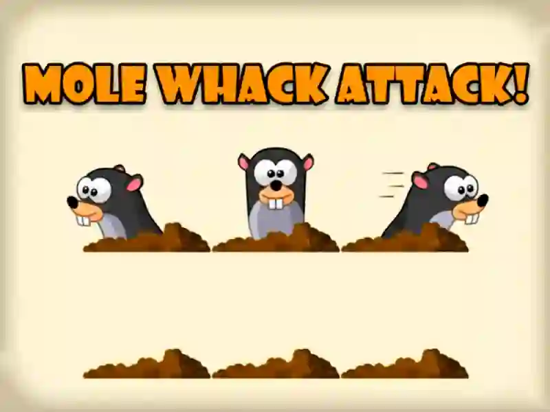 Mole Whack Attack – kostenloses Online-Spiel