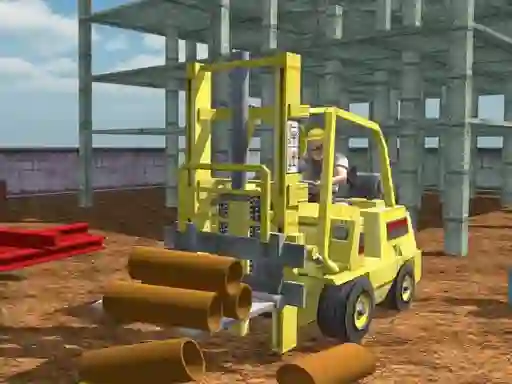 Forklift Drive Simulator – kostenloses Online-Spiel