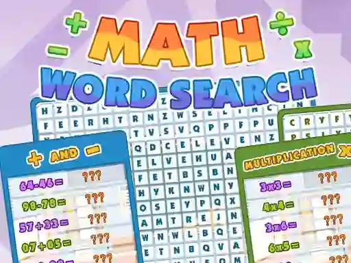 Math Word Search – kostenloses Online-Spiel