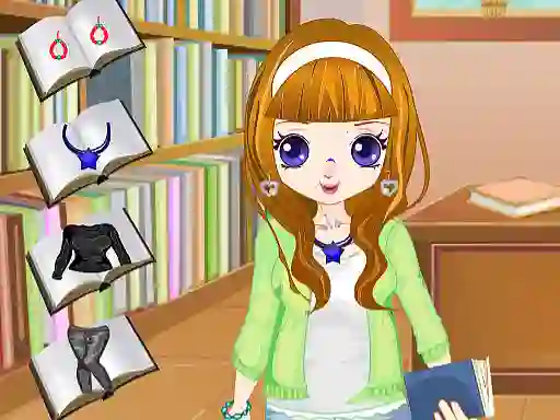Library Girl Dressup – kostenloses Online-Spiel
