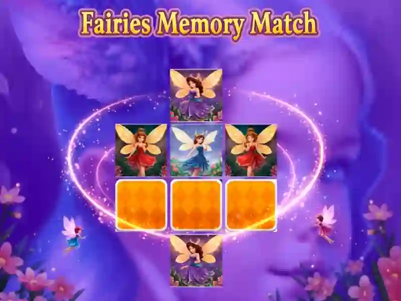 Fairies Memory Match – kostenloses Online-Spiel