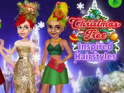Christmas Tree Inspired Hairstyles – kostenloses Online-Spiel