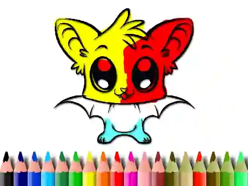 Cute Bat Coloring Book – kostenloses Online-Spiel