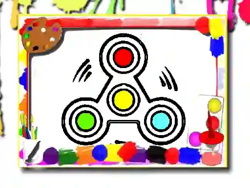 Fidget Spinner Coloring Book – kostenloses Online-Spiel
