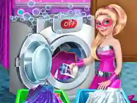 Superdoll Washing Capes – kostenloses Online-Spiel