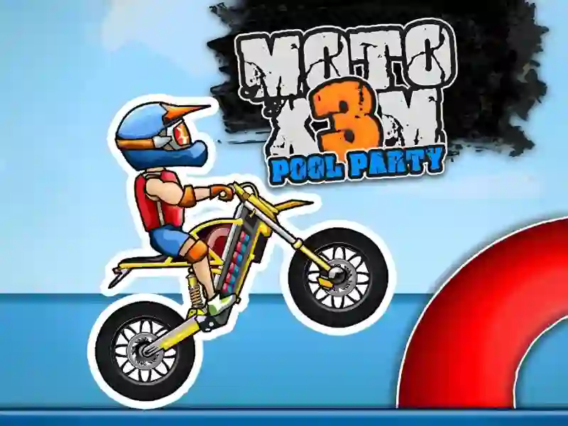 Moto X3M  Pool Party – kostenloses Online-Spiel