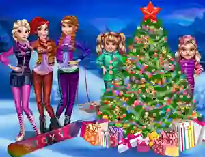 Princesses Christmas tree – kostenloses Online-Spiel