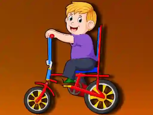 Cartoon Bike Jigsaw – kostenloses Online-Spiel