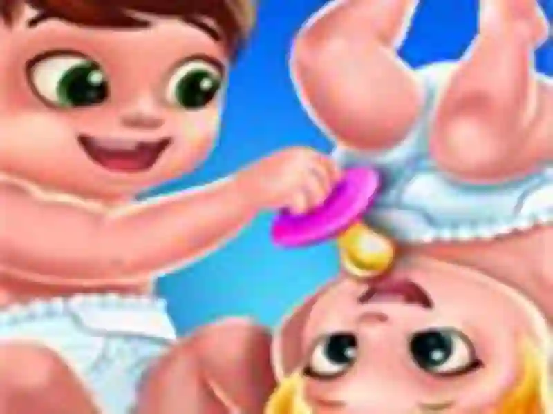 Baby Twins Caring Day – kostenloses Online-Spiel