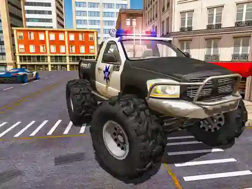 Police Truck Driver Simulator – kostenloses Online-Spiel