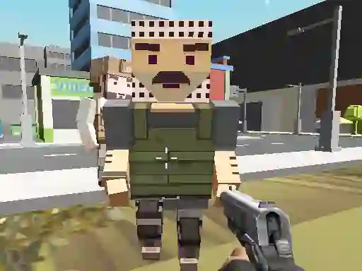 Block Pixel Cop: Gun Craft In Robbers World – kostenloses Online-Spiel