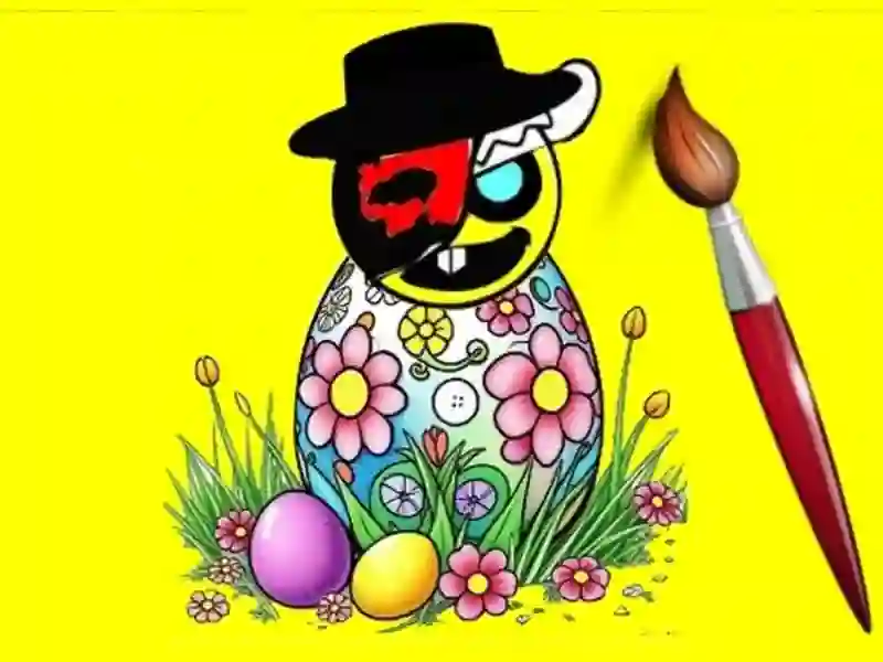 Sprunki Easter Coloring – kostenloses Online-Spiel
