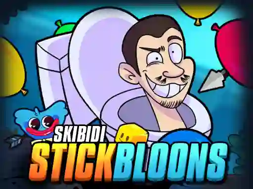 Skibidi Stick Bloons – kostenloses Online-Spiel