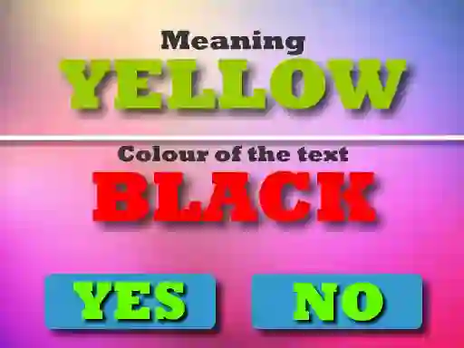 Colour Text Challeenge – kostenloses Online-Spiel