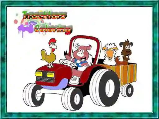 Tractor Coloring Pages – kostenloses Online-Spiel
