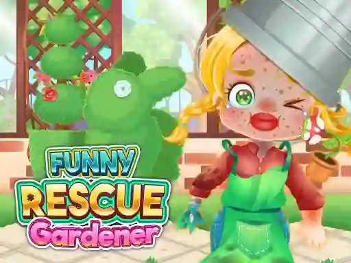 Funny Rescue Gardener – kostenloses Online-Spiel
