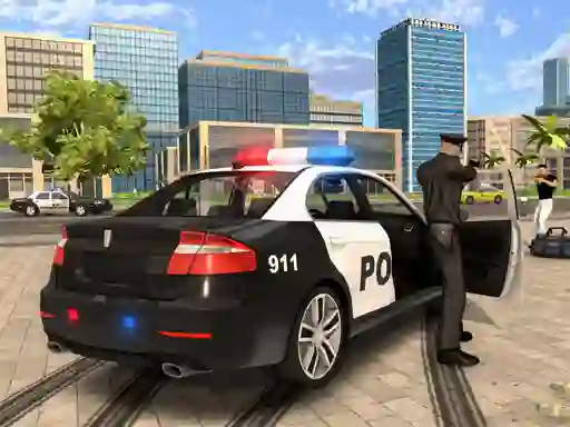 Cartoon Police Car – kostenloses Online-Spiel